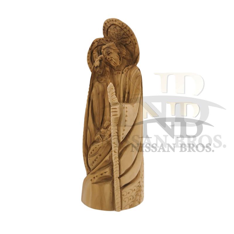 HFO: Spanish Holy Family Wooden Cross 8 1/2 X 6 inches